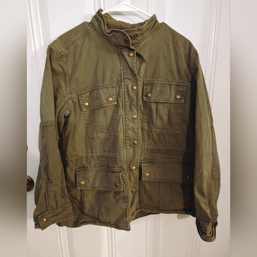 GAP Women's Military Utility Jacket Size M - Picture 2 of 5